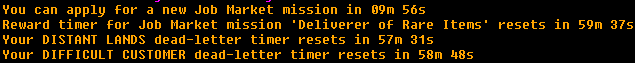 Mission Timers
